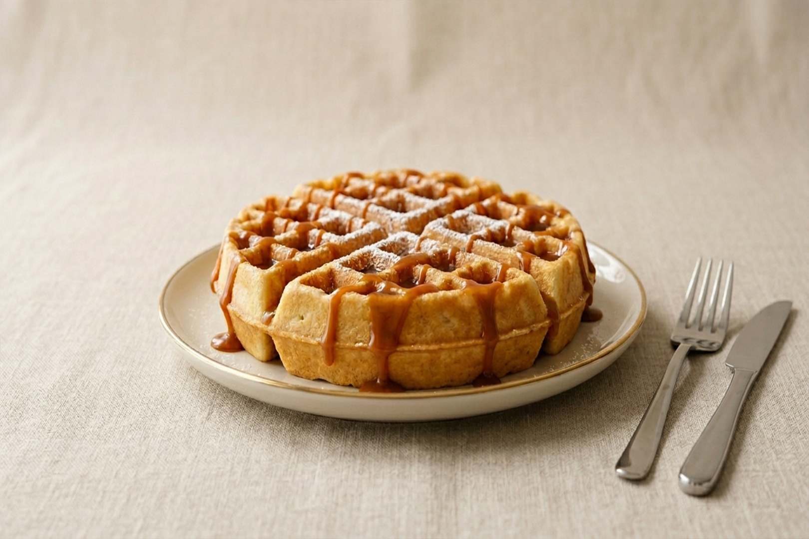 وافل كراميل