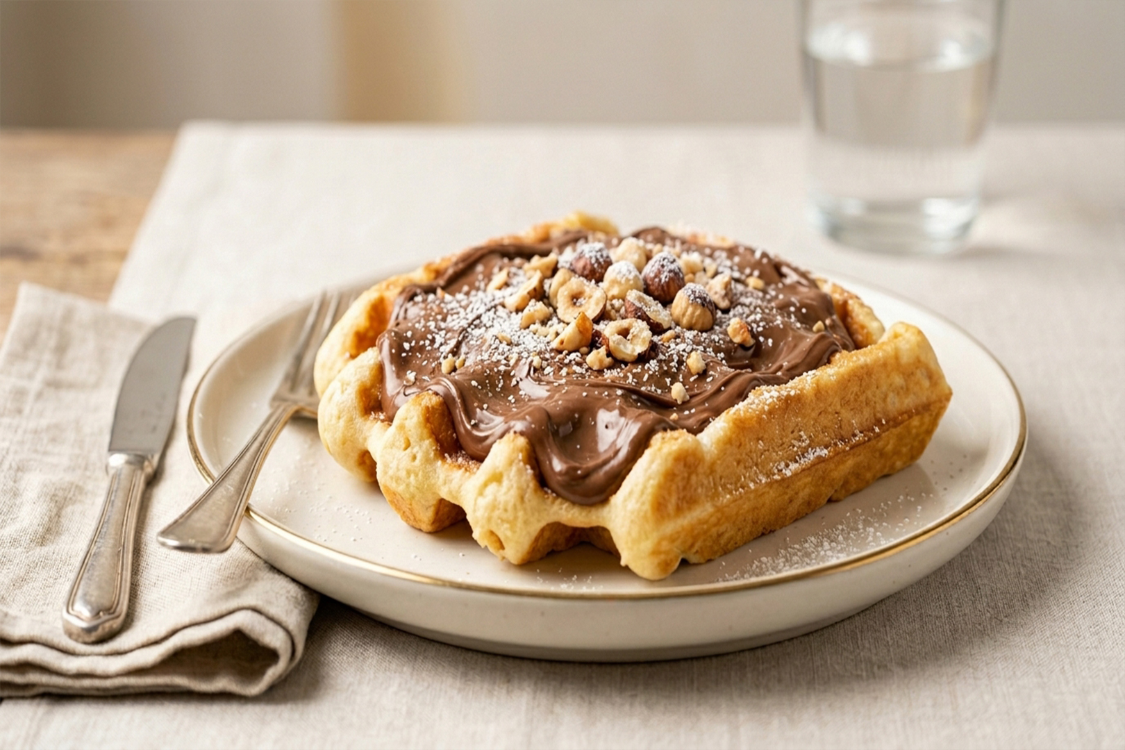 وافل نوتيلا