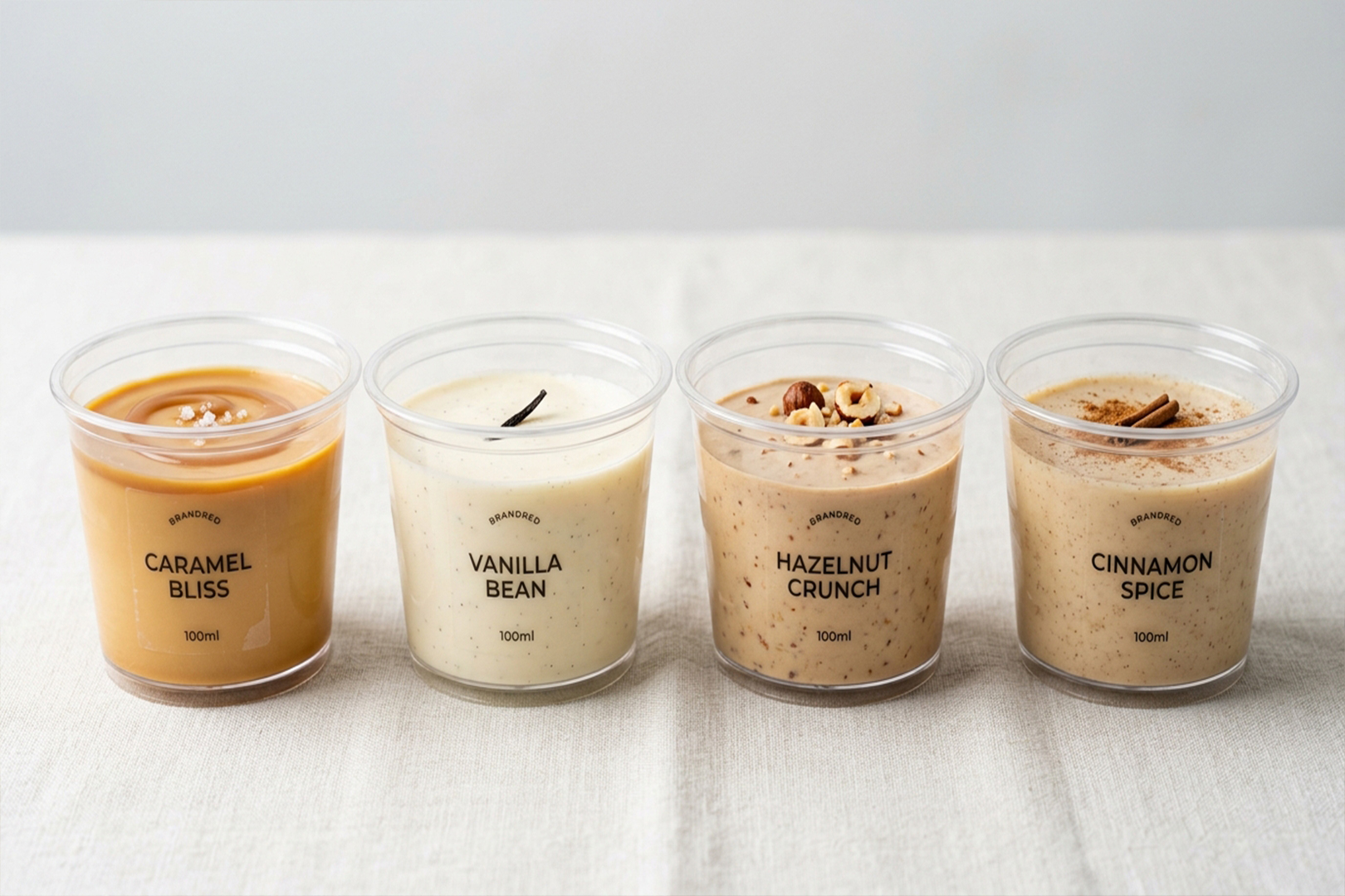 فليفر كراميل / فانيليا / بندق / قرفة